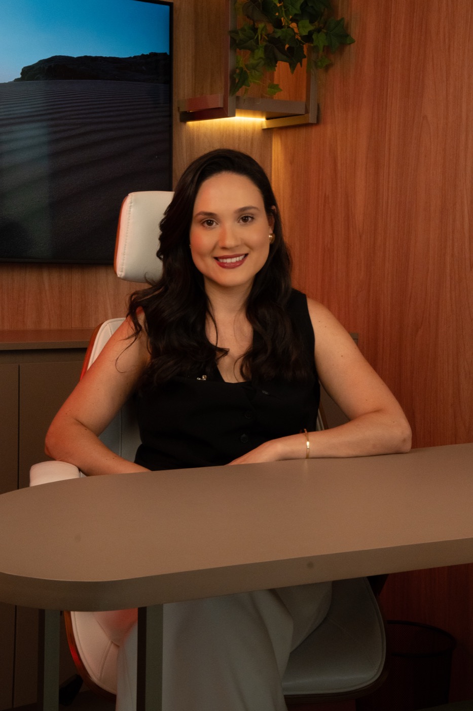 Retrato de Dra. Francieli Guedes na Nuvê